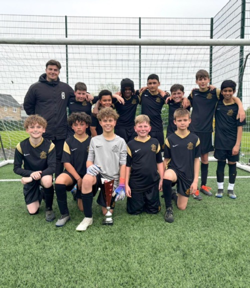 Year 7 Football Team Win District Plate Final