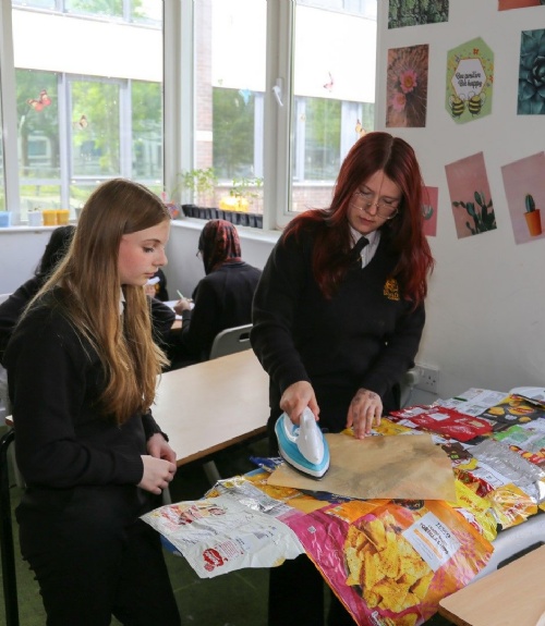 Students Turn Crisp Packets into Support for the Homeless