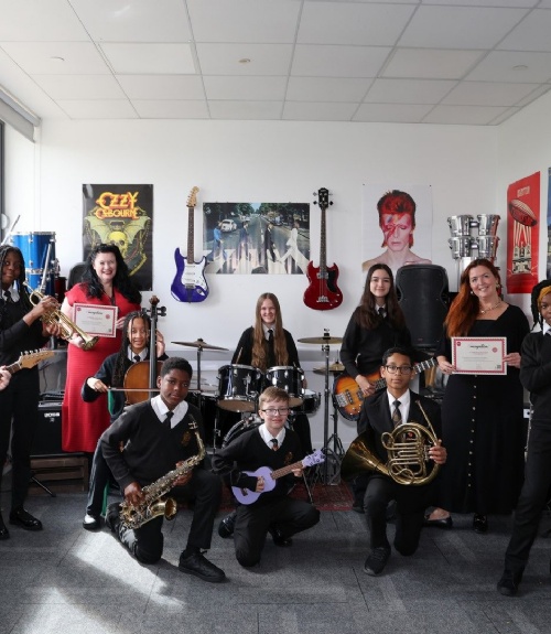 Lower Academy Receives Music Mark Award