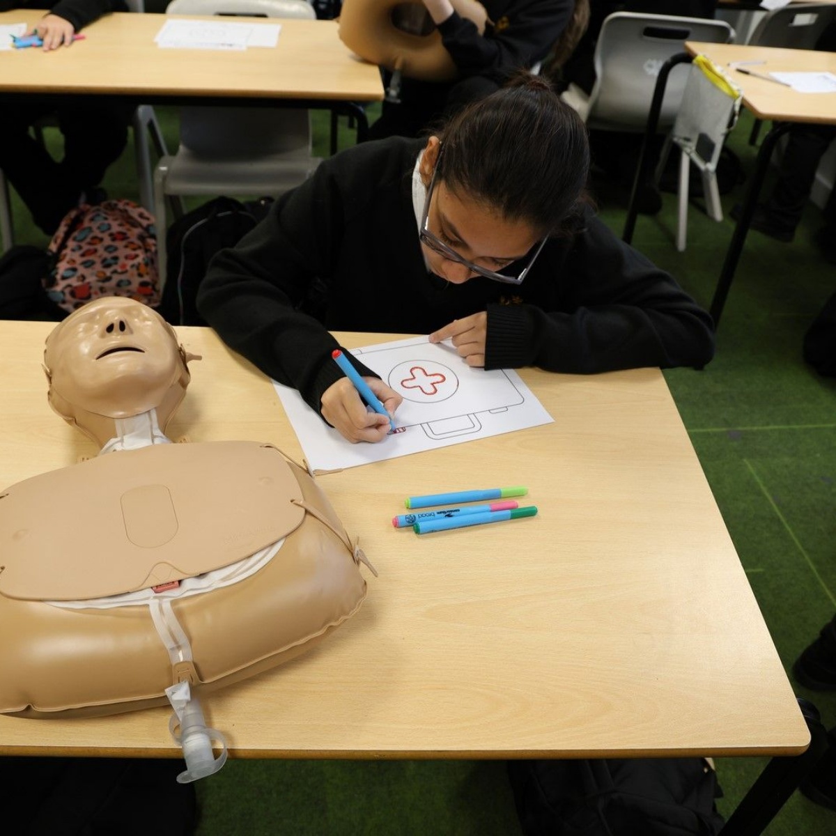 The Basildon Lower Academy - Students Learn Lifesaving First Aid Skills