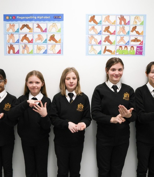 Students Begin Learning British Sign Language