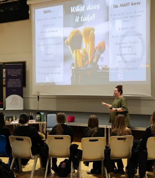 Students Explore Careers in the Makeup Industry