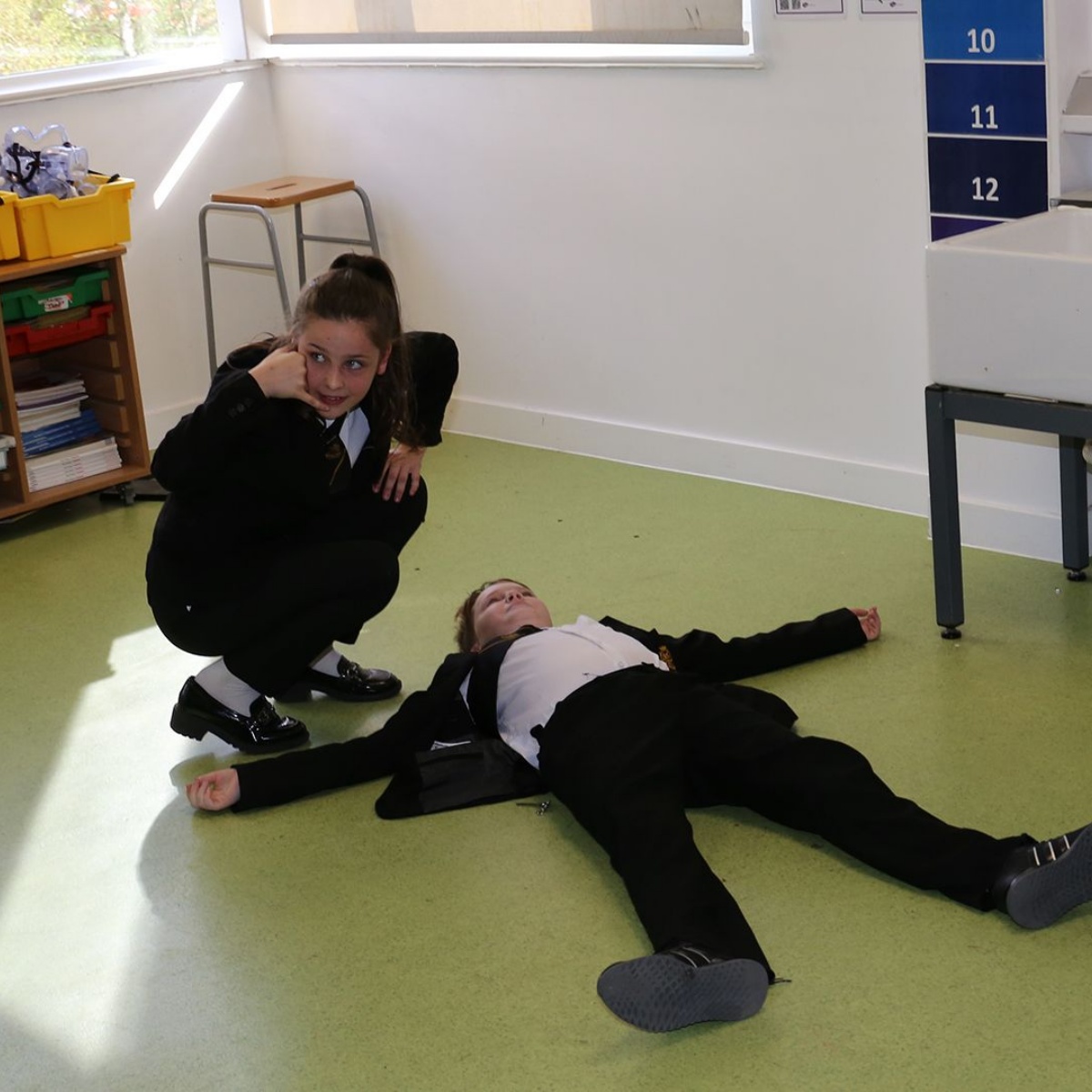The basildon lower academy students engage in first aid day